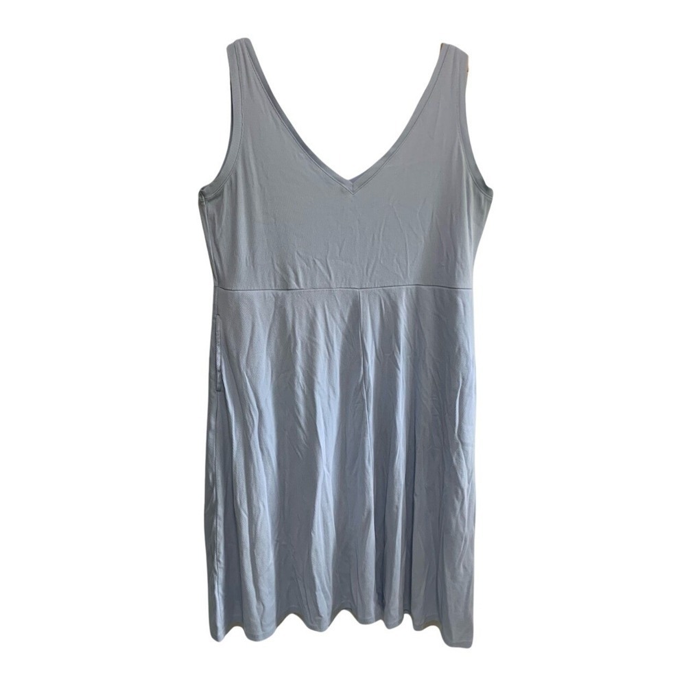 A New Day Knit Skater Dress XL Ribbed Sleeveless Pockets Balletcore Pastel Basic
